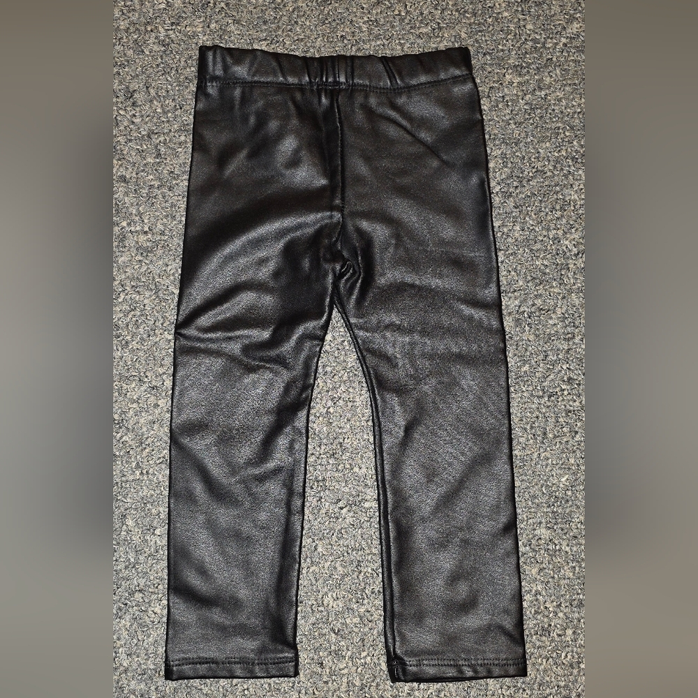 Sugarplum Lane Toddler Faux Leather Pants